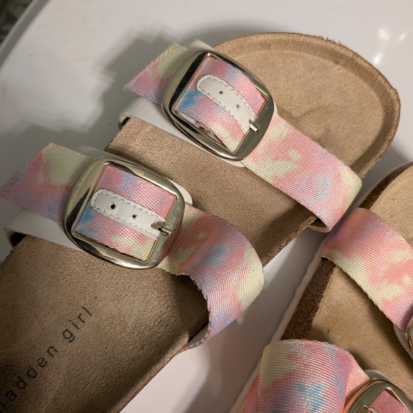 Madden Girl Pastel Pink and Blue sandals - Picture 5 of 7